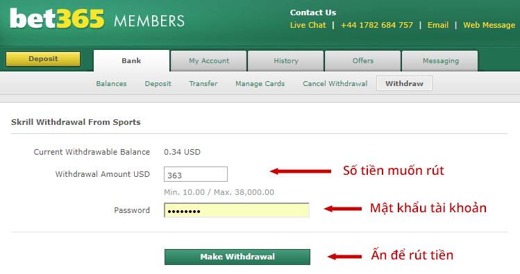 bet365 member - Cách nạp tiền và rút tiền tại Bet365 mới nhất 2020