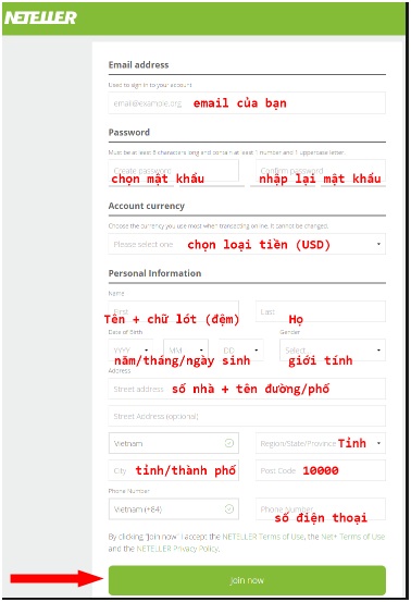 cach xac minh neteller 2 - Hướng dẫn đăng ký Neteller & xác minh tài khoản