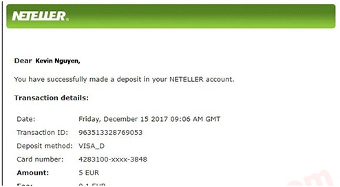 nap tien vao vi neteller 6 - Hướng dẫn nạp tiền vào Neteller bằng thẻ Visa mới nhất 2019