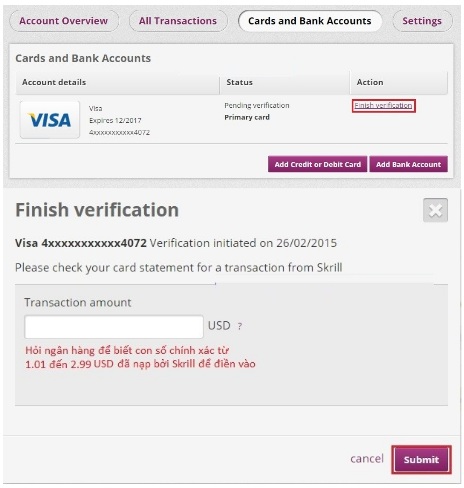 verify xac thuc skrill 5 - Hướng dẫn đăng ký tài khoản skrill và xác minh (verify) cam kết 100% thành công