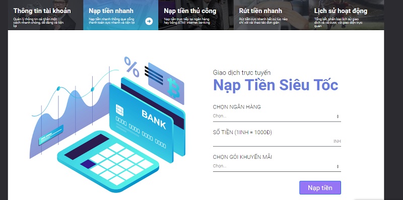 nap tien one88 - Hướng dẫn cách gửi tiền và rút tiền vào nhà cái One88 nhanh chóng nhất