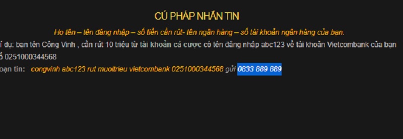 rut tien casino889 - Cách gửi tiền & rút tiền vào nhà cái Casino889 nhanh chóng nhất