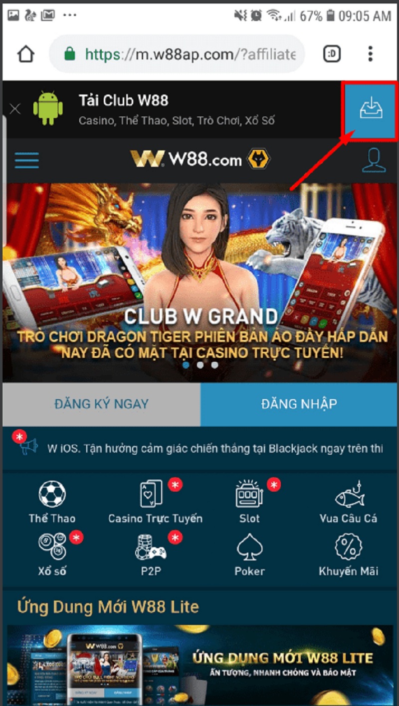 w88 mobile android - Hướng dẫn download W88 về điện thoại nhanh chóng nhất