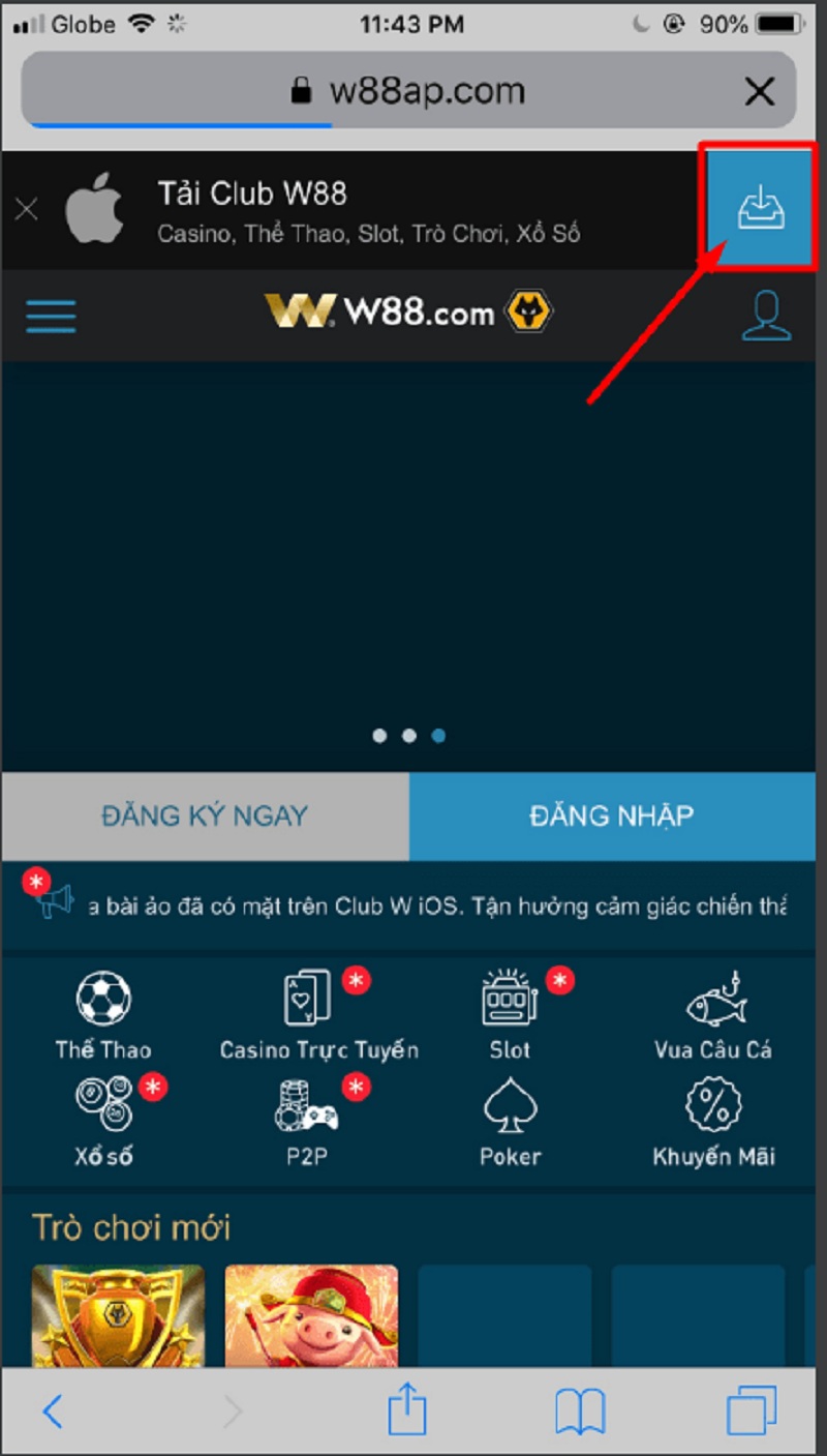 w88 mobile ios - Hướng dẫn download W88 về điện thoại nhanh chóng nhất