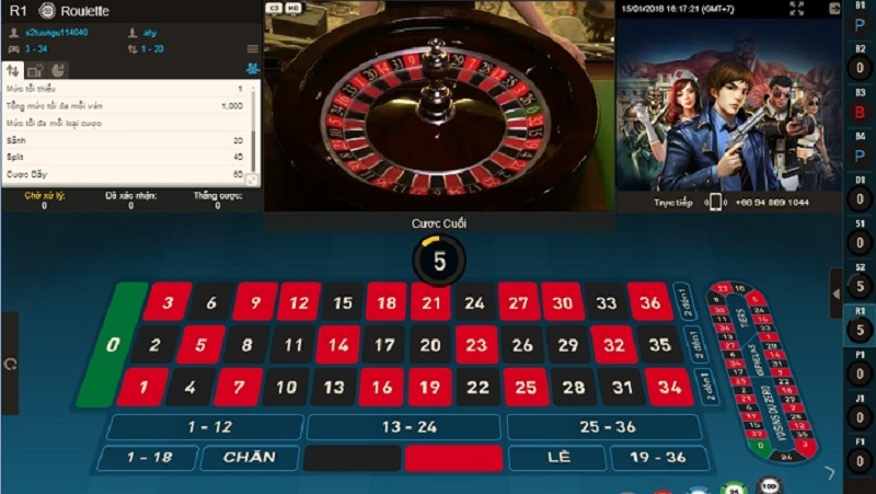 roulette - Bật mí cách chơi Roulette thắng đậm tại nhà cái W88