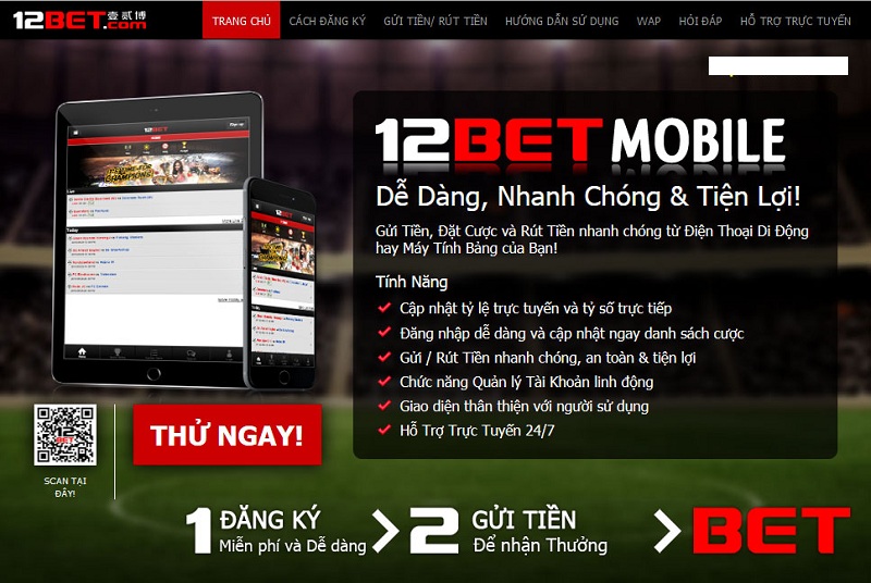 12bet mobile - 12BET – Link vào 12BET an toàn không bị chặn 2021