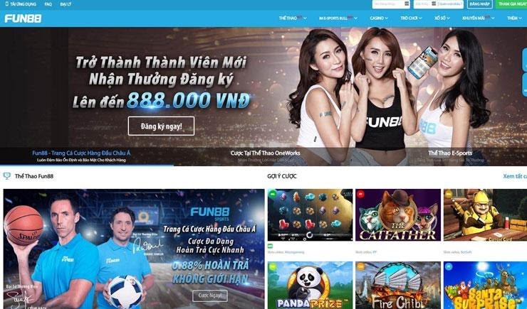 nha cai fun88 - Top 5 website cá cược ấn tượng nhất hiện nay