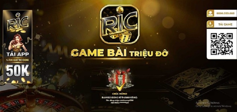 cong game ric.win  - Ric.Win – cổng game bài triệu đô thu hút đông đảo người chơi mỗi ngày