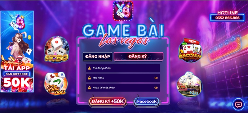 dang ky x8 club - X8 Club – cổng game bài đổi thưởng được game thủ săn đón trong năm 2020