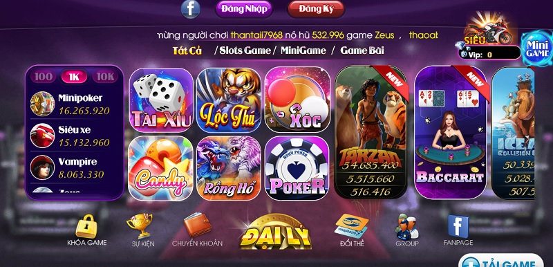 game sieu hu - Siêu Hũ – cổng game bài lớn nhất Việt Nam, chơi là thắng