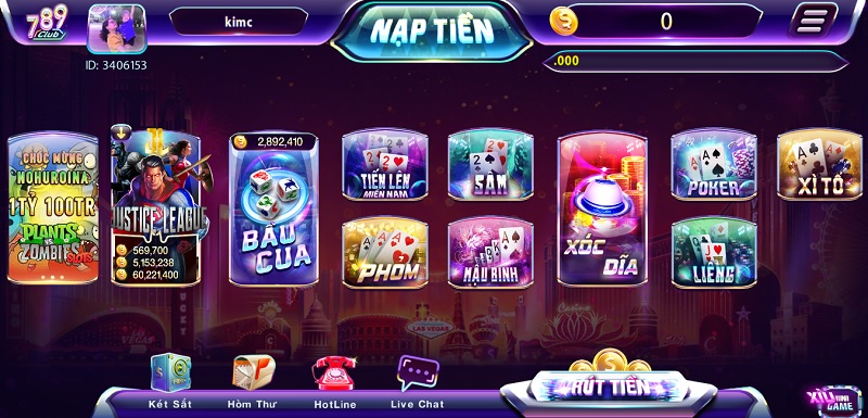 giao dien 789 club - 789 Club – cổng game bài Las Vegas Châu Á được nhiều người săn lùng hiện nay