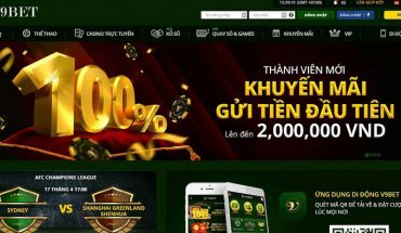 Khuyến mãi khoản gửi tiền đầu tiên tại v9bet