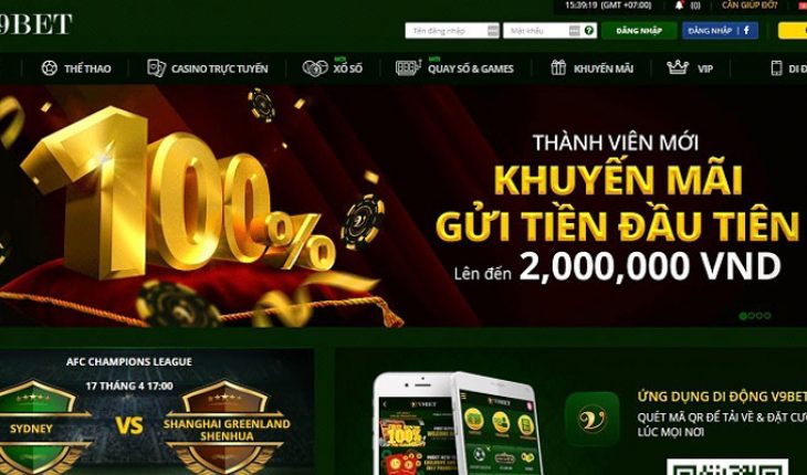 Khuyến mãi khoản gửi tiền đầu tiên tại v9bet