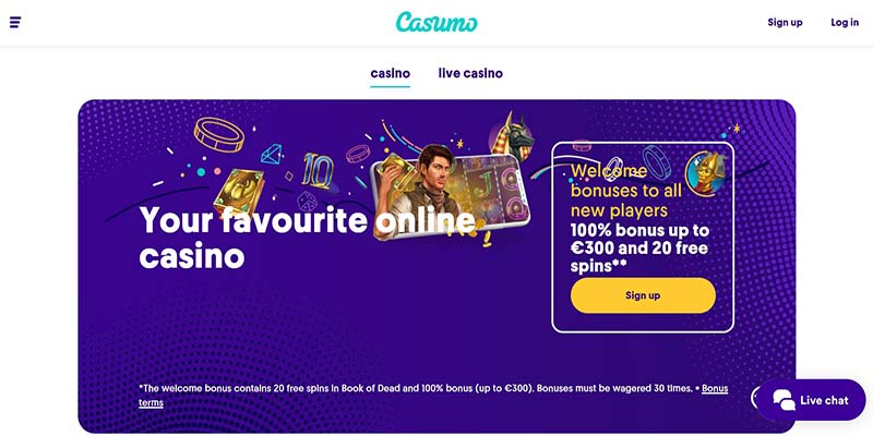 trang chu casumo casino - Casumo Casino có hợp pháp? Đánh giá của chúng tôi năm 2021